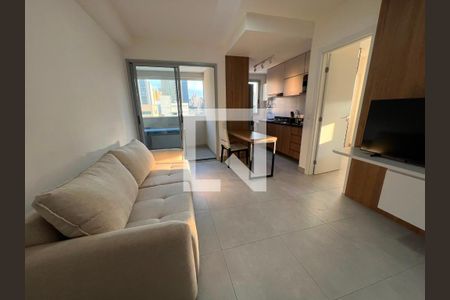 Sala de apartamento à venda com 1 quarto, 40m² em Barro Preto, Belo Horizonte