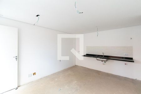 Sala/Cozinha de apartamento à venda com 1 quarto, 33m² em Vila do Encontro, São Paulo