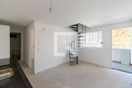 Sala/Cozinha de apartamento à venda com 1 quarto, 36m² em Vila do Encontro, São Paulo