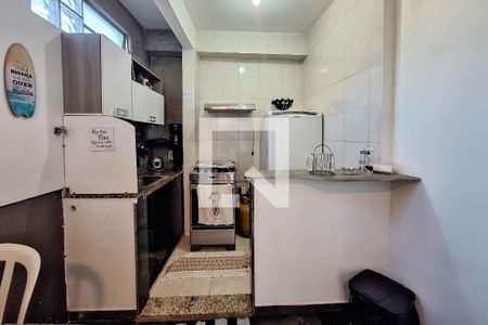 Cozinha de kitnet/studio para alugar com 1 quarto, 35m² em Itaipu, Niterói