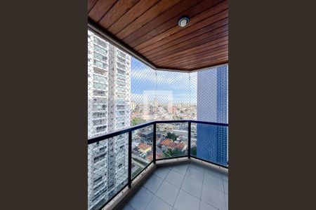 Varanda da Sala de apartamento para alugar com 3 quartos, 98m² em Água Rasa, São Paulo