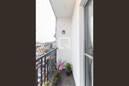 Varanda da Sala de apartamento à venda com 2 quartos, 52m² em Itaquera, São Paulo