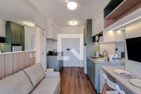 Sala de kitnet/studio para alugar com 1 quarto, 29m² em Liberdade, São Paulo