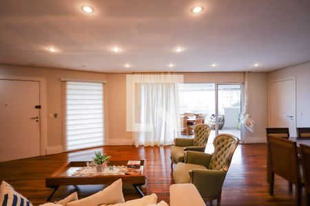 Sala de Estar de apartamento para alugar com 3 quartos, 205m² em Vila Sofia, São Paulo