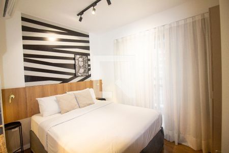 Sala / Quarto - Studio de kitnet/studio para alugar com 1 quarto, 25m² em Brooklin, São Paulo