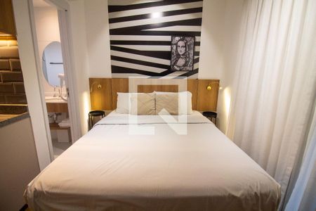 Sala / Quarto - Studio de kitnet/studio para alugar com 1 quarto, 25m² em Brooklin, São Paulo