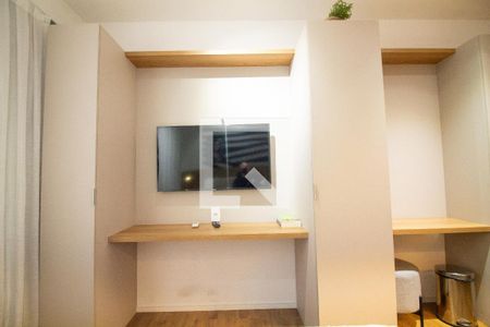 Sala / Quarto - Studio de kitnet/studio para alugar com 1 quarto, 25m² em Brooklin, São Paulo