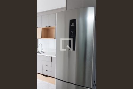 Cozinha de apartamento para alugar com 1 quarto, 26m² em Santo Amaro, São Paulo