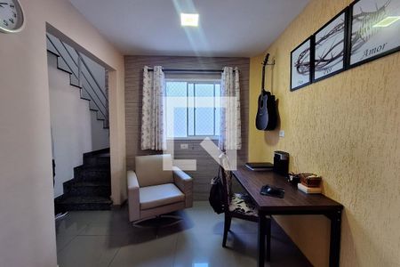 Sala  de apartamento à venda com 2 quartos, 115m² em Parque das Nações, Santo André