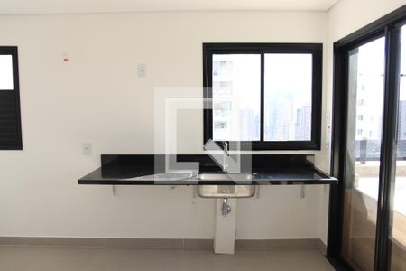 Sala e Cozinha de apartamento à venda com 2 quartos, 99m² em Setor Marista, Goiânia