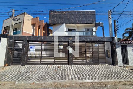 Fachada de casa de condomínio para alugar com 2 quartos, 72m² em Jardim Imperador, Praia Grande