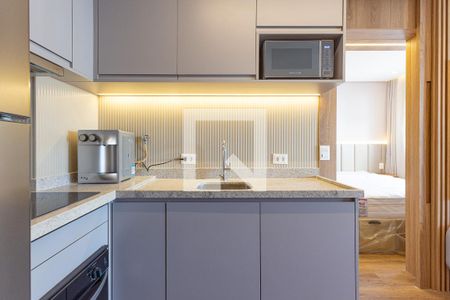 Cozinha de apartamento para alugar com 1 quarto, 41m² em Planalto Paulista, São Paulo