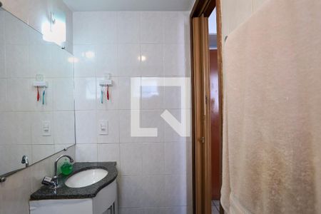 Banheiro da Suíte de apartamento à venda com 4 quartos, 90m² em Silveira, Belo Horizonte