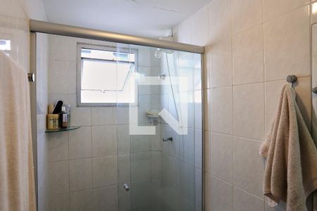 Banheiro da Suíte de apartamento à venda com 4 quartos, 90m² em Silveira, Belo Horizonte