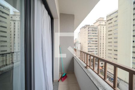 Sacada de kitnet/studio para alugar com 1 quarto, 23m² em Consolação, São Paulo