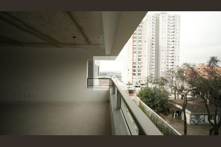 Varanda gourmet de apartamento à venda com 3 quartos, 132m² em Jardim, Santo André