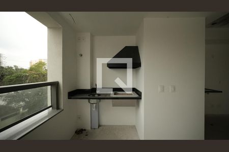 Varanda gourmet de apartamento à venda com 3 quartos, 132m² em Jardim, Santo André