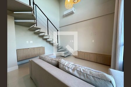 Sala de apartamento para alugar com 1 quarto, 46m² em Santo Antonio de Lisboa, Florianópolis