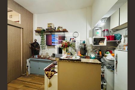 Sala/Cozinha de apartamento à venda com 1 quarto, 30m² em Copacabana, Rio de Janeiro