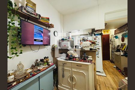 Sala/Cozinha de apartamento à venda com 1 quarto, 30m² em Copacabana, Rio de Janeiro