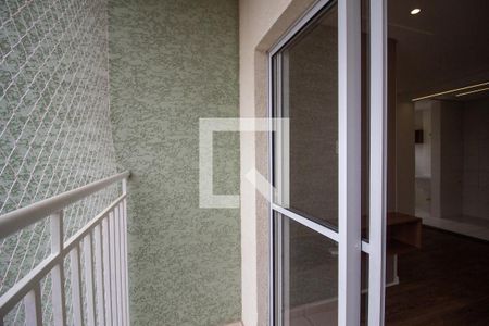 Varanda da Sala  de apartamento para alugar com 2 quartos, 47m² em Horto Florestal, Sorocaba