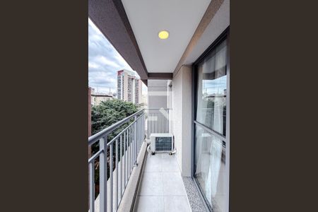 Varanda da Sala de kitnet/studio para alugar com 1 quarto, 28m² em Liberdade, São Paulo