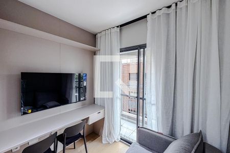 Sala de kitnet/studio para alugar com 1 quarto, 28m² em Liberdade, São Paulo