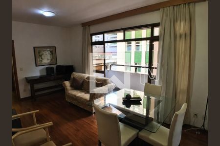 Sala de apartamento para alugar com 3 quartos, 130m² em Funcionários, Belo Horizonte