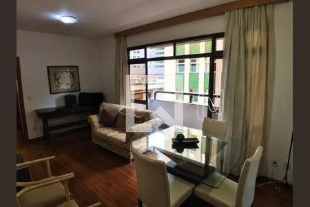 Sala de apartamento para alugar com 3 quartos, 130m² em Funcionários, Belo Horizonte