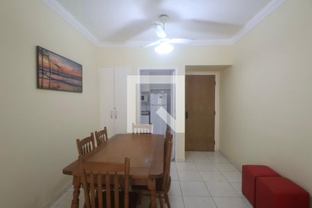 Sala de apartamento para alugar com 2 quartos, 70m² em Jardim Belmar, Guarujá