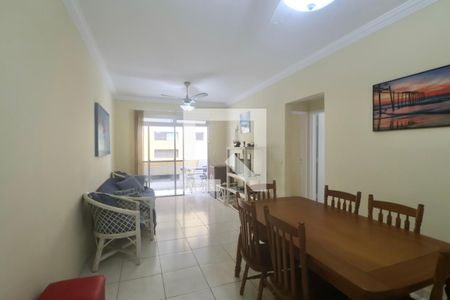 Sala de apartamento para alugar com 2 quartos, 70m² em Jardim Belmar, Guarujá