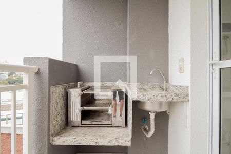 Varanda da Sala de apartamento para alugar com 2 quartos, 49m² em Vila Esperança, São Paulo