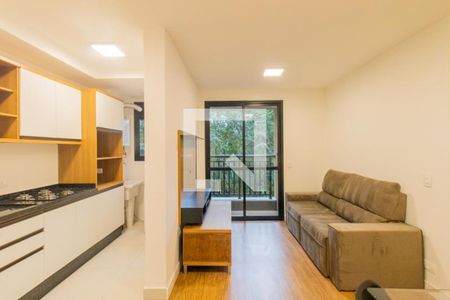 Sala/cozinha de apartamento para alugar com 2 quartos, 44m² em Cidade Industrial de Curitiba, Curitiba