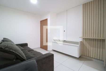 Sala de apartamento para alugar com 2 quartos, 58m² em Gávea, Uberlândia