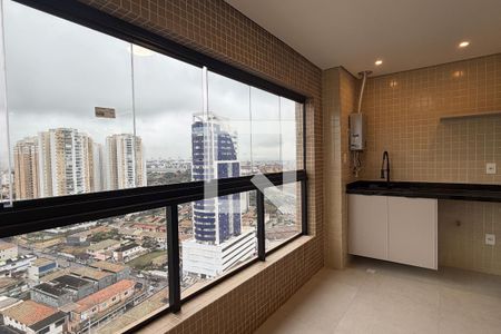 Varanda da Sala de apartamento para alugar com 2 quartos, 109m² em Ponta da Praia, Santos