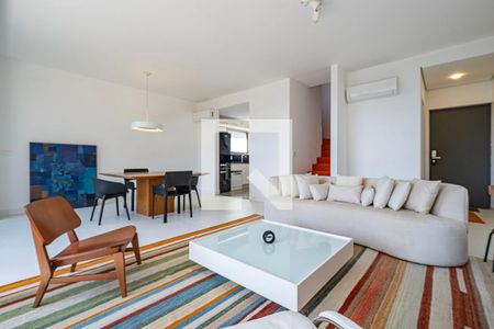 Sala/Cozinha de apartamento para alugar com 2 quartos, 126m² em Pinheiros, São Paulo