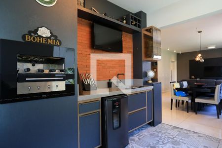 Varanda gourmet de apartamento à venda com 3 quartos, 133m² em Cidade Nova, Belo Horizonte