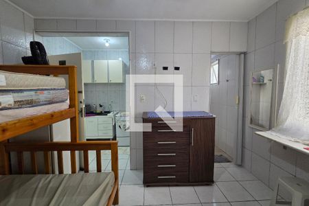 Sala de kitnet/studio para alugar com 1 quarto, 22m² em Cidade Ocian, Praia Grande