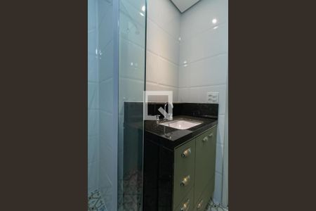 Banheiro de apartamento para alugar com 1 quarto, 43m² em Centro, São Bernardo do Campo