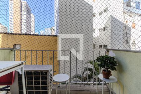 Varanda de apartamento à venda com 1 quarto, 37m² em Vila Buarque, São Paulo