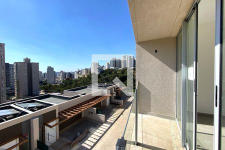 Varanda da Sala de casa de condomínio à venda com 3 quartos, 175m² em Buritis, Belo Horizonte