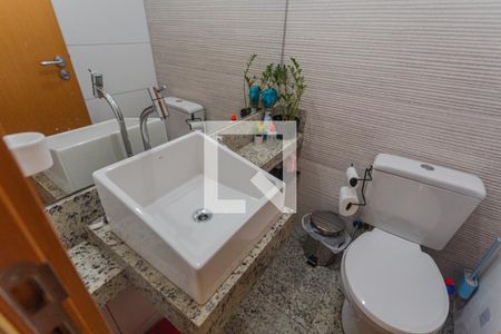 Pia do Lavabo na Sala de casa à venda com 3 quartos, 136m² em Renascença, Belo Horizonte