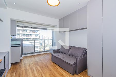 Sala/Quarto de kitnet/studio para alugar com 1 quarto, 32m² em Santo Amaro, São Paulo