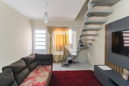 Sala - Cozinha de casa de condomínio à venda com 2 quartos, 90m² em Jardim Miriam, São Paulo