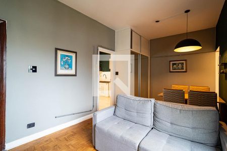 Sala de apartamento para alugar com 1 quarto, 52m² em Bela Vista, São Paulo