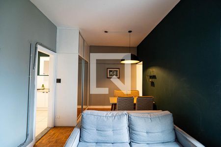 Sala de apartamento para alugar com 1 quarto, 52m² em Bela Vista, São Paulo