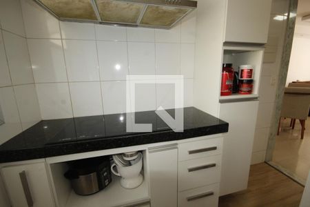 Cozinha de apartamento à venda com 3 quartos, 77m² em Grajaú, Belo Horizonte