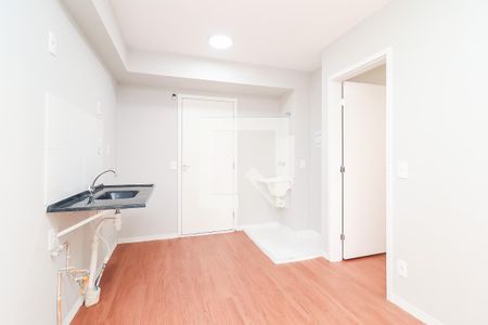Sala/Cozinha de kitnet/studio para alugar com 1 quarto, 26m² em Parada Xv de Novembro, São Paulo