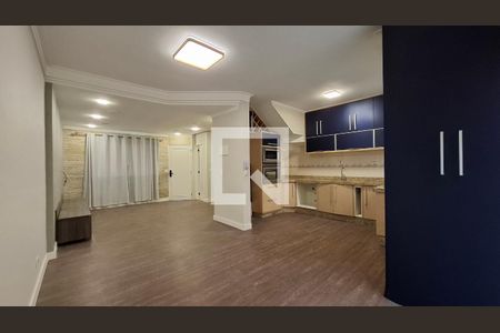 Sala de casa de condomínio à venda com 3 quartos, 118m² em Vila Homero Thon, Santo André