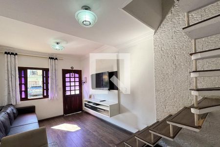 Sala de casa de condomínio à venda com 3 quartos, 109m² em Jardim Lauro Gomes, São Bernardo do Campo